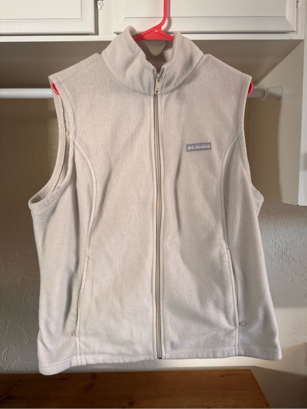 Columbia Women's Fleece Vest in Light Cream